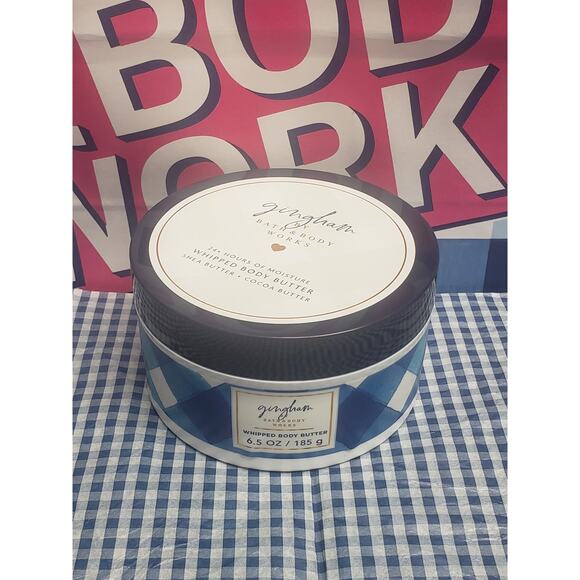 BBW Gingham 24+ Hours of Moisture Whipped Body Butter Shea & Cocoa - Picture 1 of 3